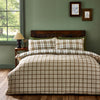 Catherine Lansfield Kelso Check Duvet Cover Bedding Set Burnt Orange