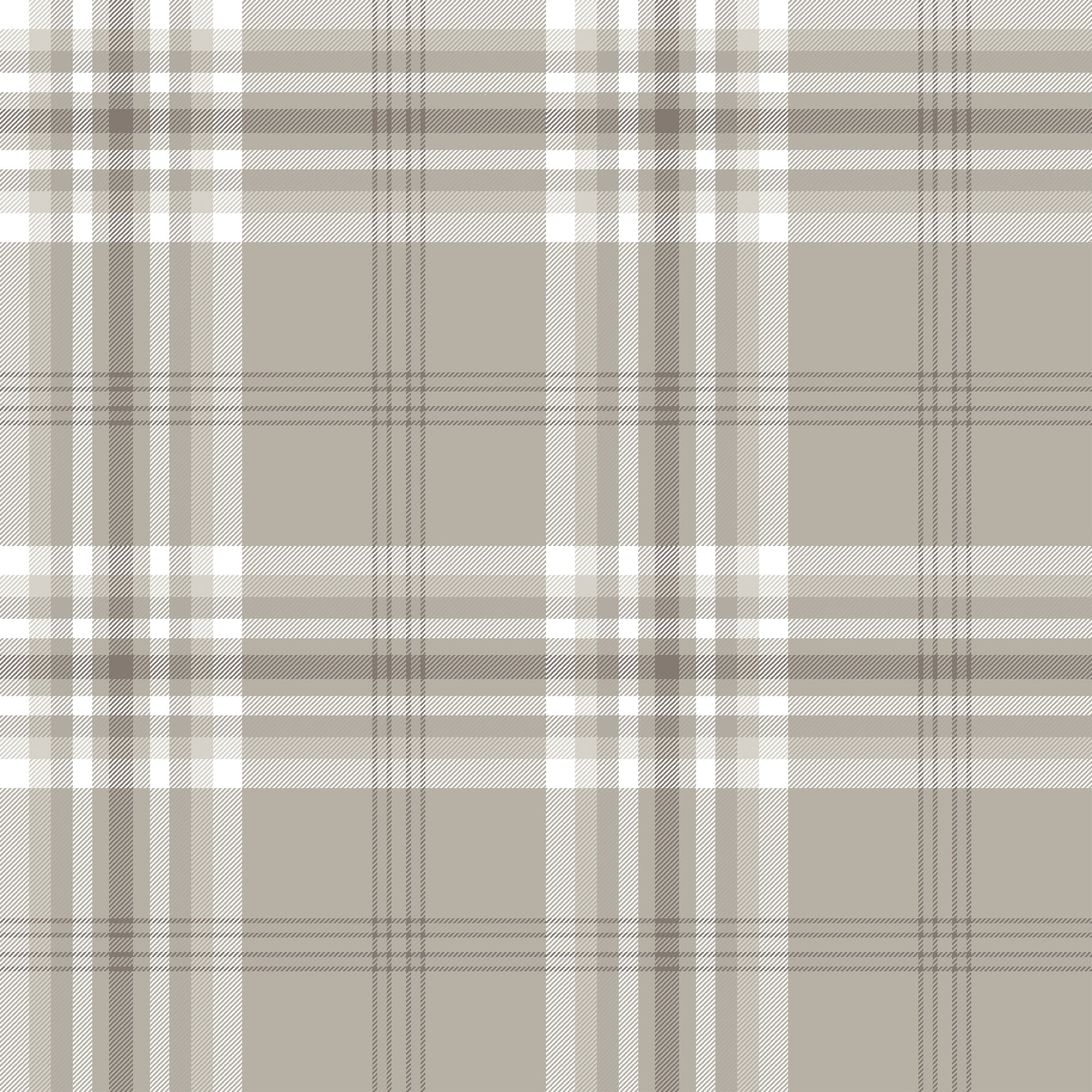 Catherine Lansfield Kelso Check Duvet Cover Bedding Set Natural