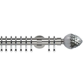 Acorn 35mm IDC Metal Curtain Pole Chrome