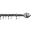 Acorn 35mm Metal Curtain Pole Chrome