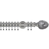 Alexia Mirror 35mm IDC Metal Curtain Pole Chrome