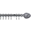 Alexia Mirror 35mm Metal Curtain Pole Chrome