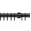 End Cap 35mm IDC Metal Curtain Pole Matt Black