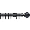 Globe 35mm IDC Metal Curtain Pole Matt Black