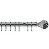 Globe 35mm Metal Curtain Pole Chrome