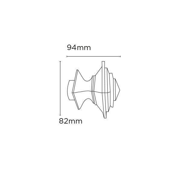 Luxe Aztec 35mm IDC Metal Curtain Pole Chrome