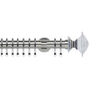 Luxe Aztec 35mm IDC Metal Curtain Pole Chrome
