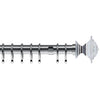 Aztec 35mm Metal Curtain Pole Chrome
