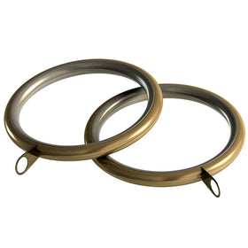 ECO PK 35mm Lined 10 Pack of Rings Antique Brass