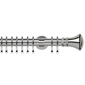Trumpet 35mm IDC Metal Curtain Pole Chrome