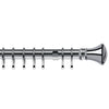 Trumpet 35mm Metal Curtain Pole Chrome