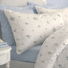 Bianca Vintage Rosebud Lace Duvet Cover Bedding Set Blue