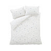 Bianca Vintage Rosebud Lace Duvet Cover Bedding Set Blue