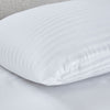 Catherine Lansfield Luxury Hotel 300TC Cotton Stripe 48cm x 74cm Pillow White