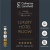 Catherine Lansfield Luxury Hotel 300TC Cotton Stripe 48cm x 74cm Pillow White
