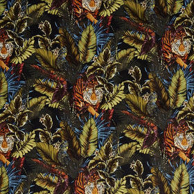 Prestigious Textiles Bengal Tiger Digitally Printed Velvet Fabric Amazon