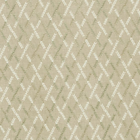 Prestigious Textiles Willow Embroidered Fabric Basil