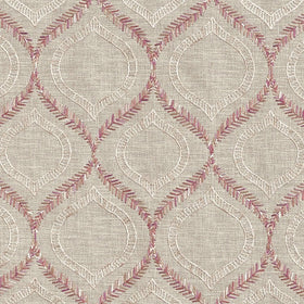 Prestigious Textiles Powell Embroidered Fabric Rose