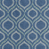 Prestigious Textiles Powell Embroidered Fabric Navy