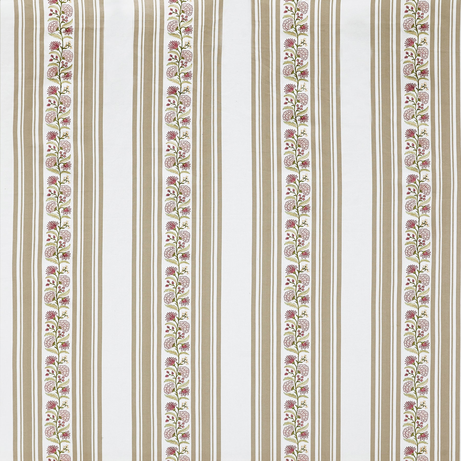 Prestigious Textiles Wyndley Embroidered Fabric Rose