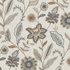 Prestigious Textiles Amisha Embroidered Fabric Slate