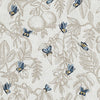 Prestigious Textiles Melati Embroidered Fabric Cobalt