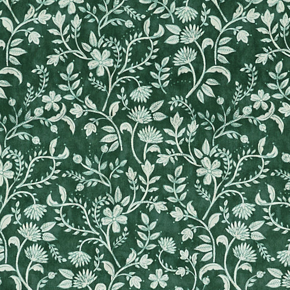 Prestigious Textiles Brunei Printed Fabric Emerald