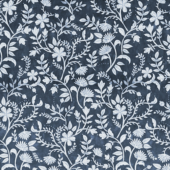 Prestigious Textiles Brunei Printed Fabric Cobalt
