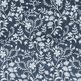 Prestigious Textiles Brunei Printed Fabric Cobalt