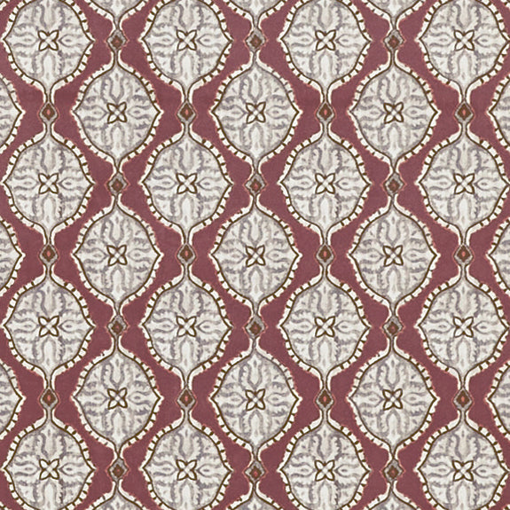 Prestigious Textiles Kemela Printed Fabric Marsala