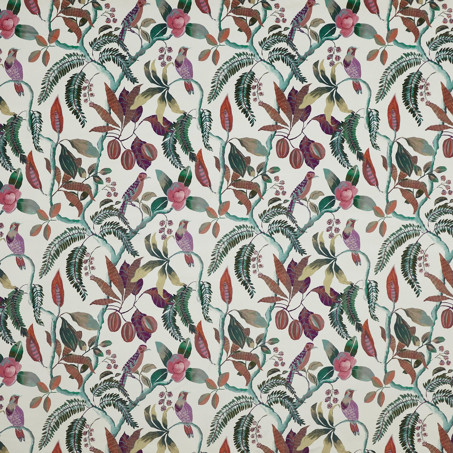 Prestigious Textiles Sumatra Printed Fabric Lotus