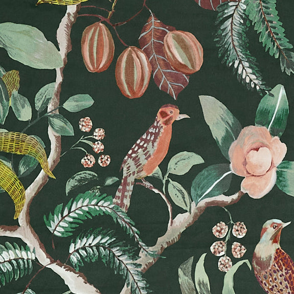 Prestigious Textiles Sumatra Printed Fabric Emerald