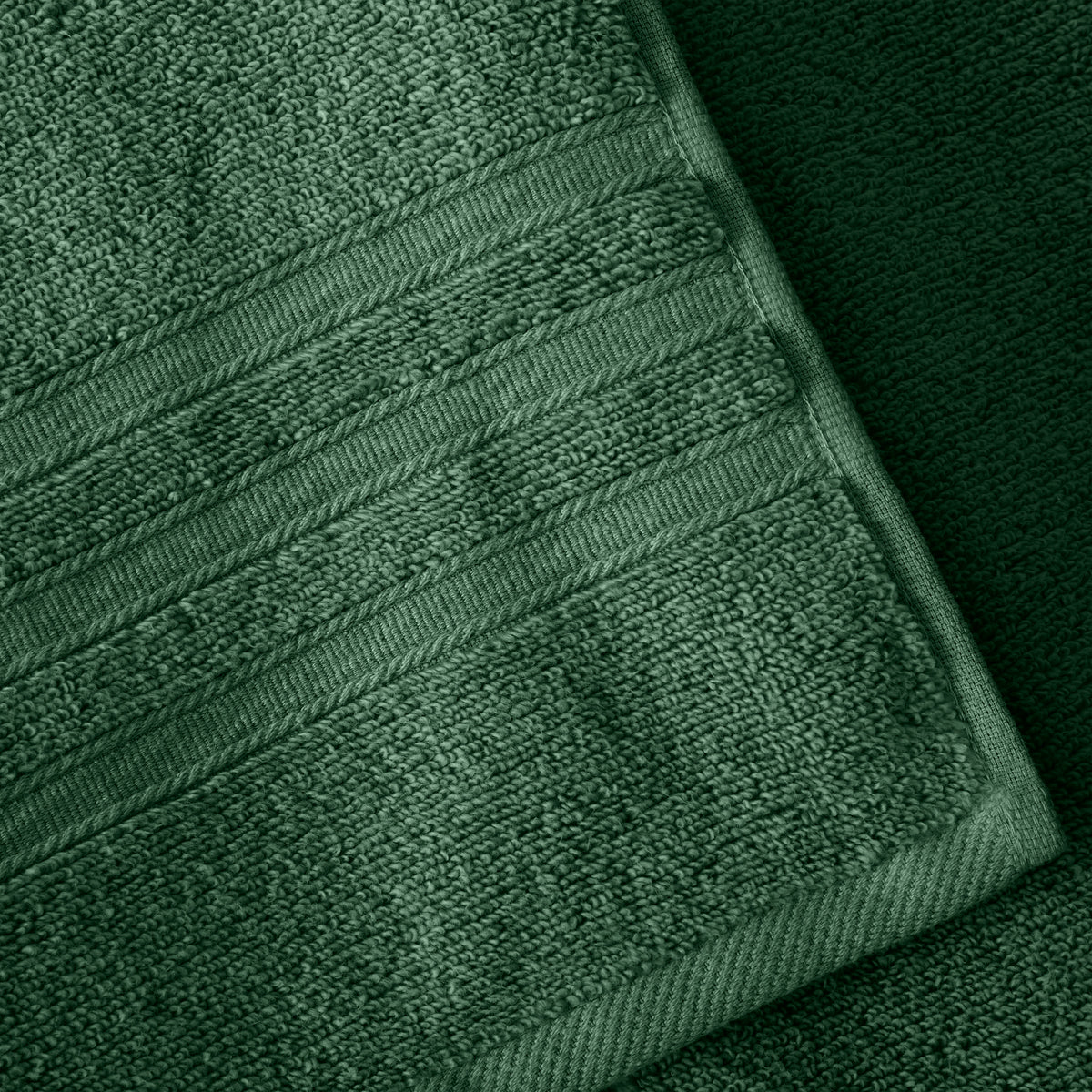 Catherine Lansfield Zero Twist Cotton Towel Dark Green