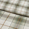 Catherine Lansfield Brushed Troon Check Duvet Cover Bedding Set Green