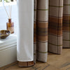 Catherine Lansfield Brushed Woven Glencoe Check 46 x 84 Ready Made Eyelet Door Curtain Terracotta