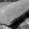 Catherine Lansfield Cosy Sherpa Check Duvet Cover Bedding Set Grey
