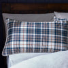 Catherine Lansfield Cosy Sherpa Check Duvet Cover Bedding Set Navy