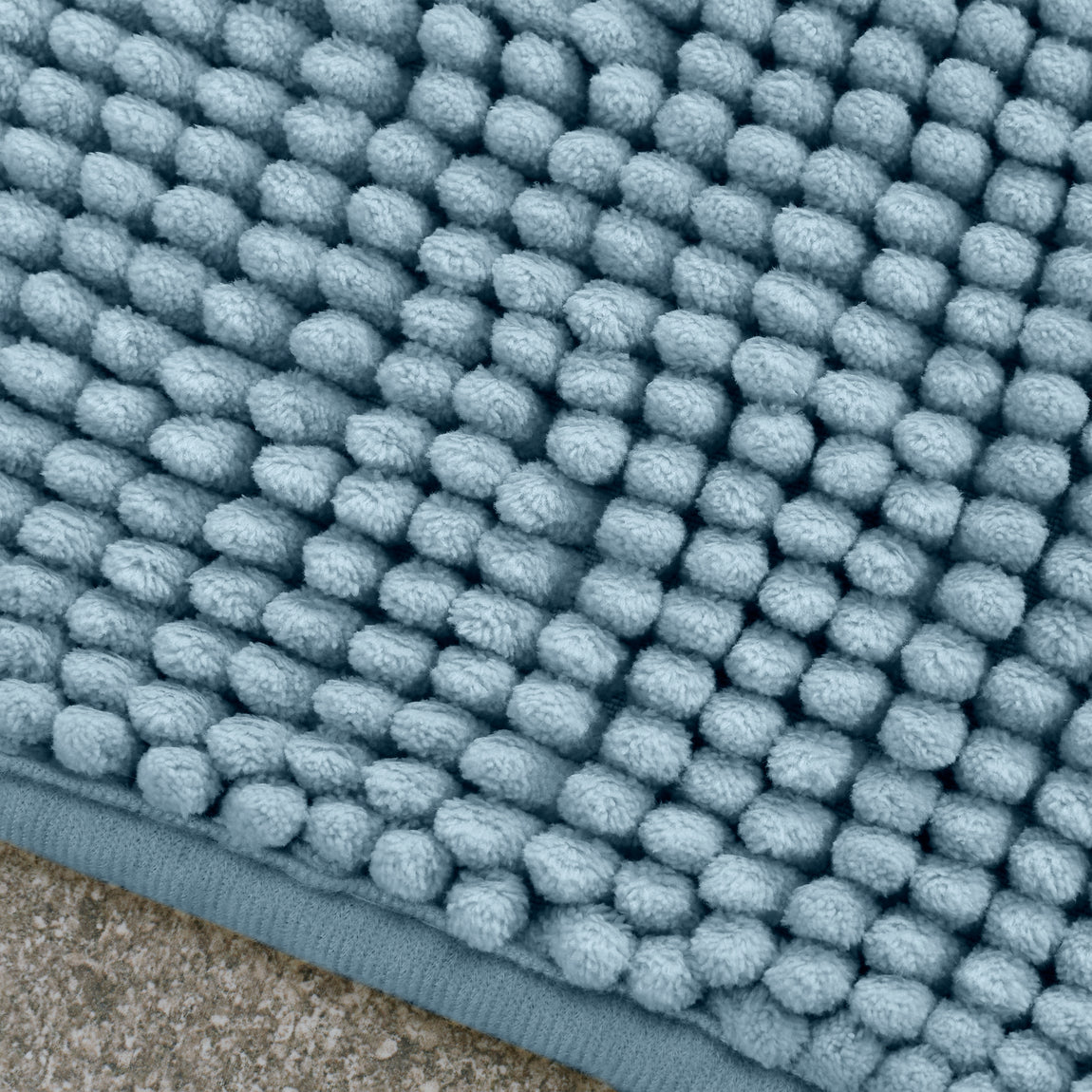 Catherine Lansfield Bobble Super Soft Bath Mat Blue