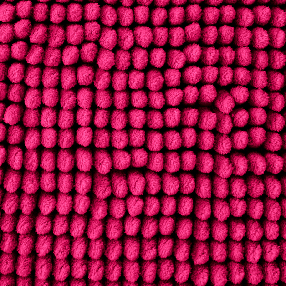 Catherine Lansfield Bobble 50cm x 80cm Bath Mat Hot Pink
