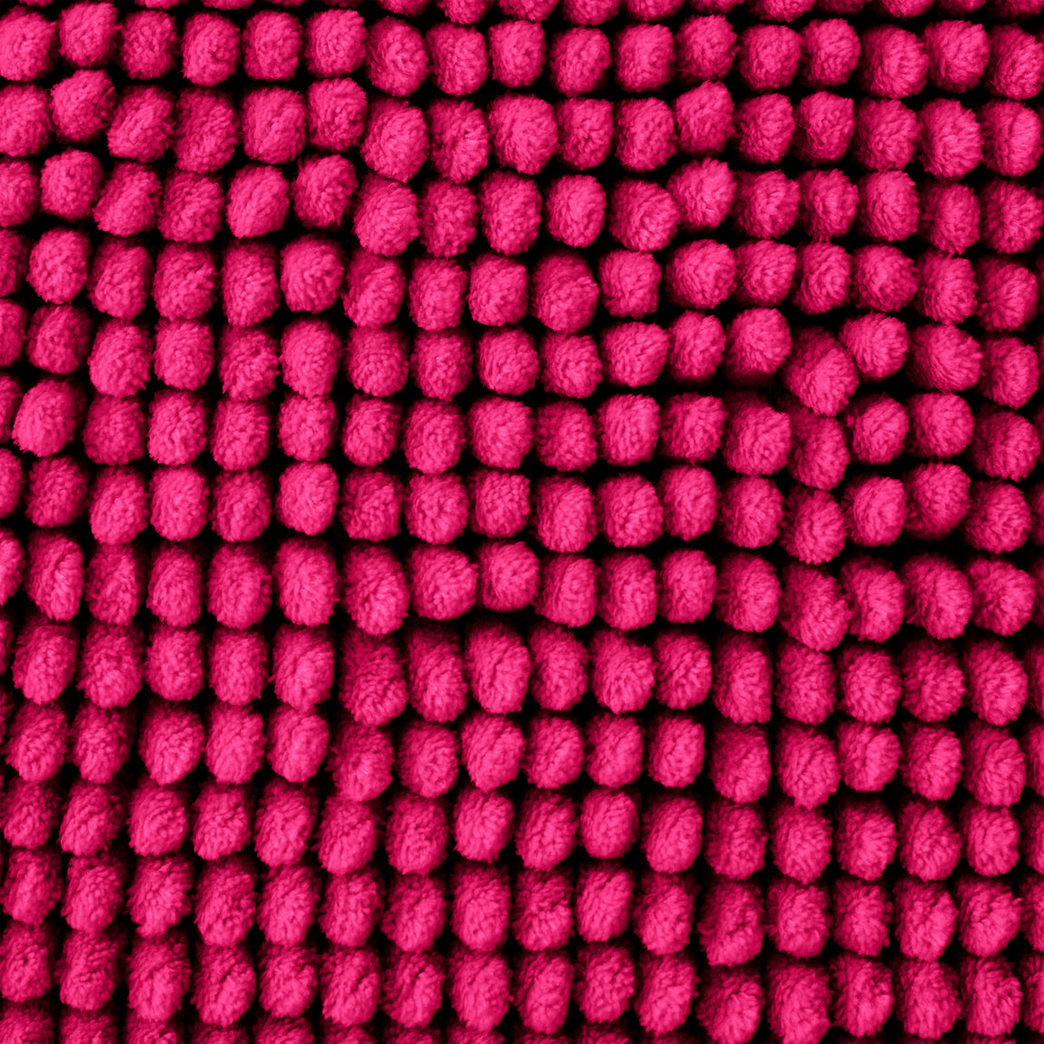 Catherine Lansfield Bobble 50cm x 80cm Bath Mat Hot Pink