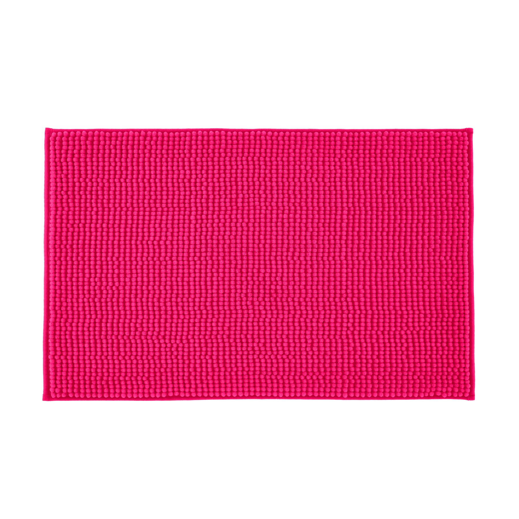 Catherine Lansfield Bobble 50cm x 80cm Bath Mat Hot Pink
