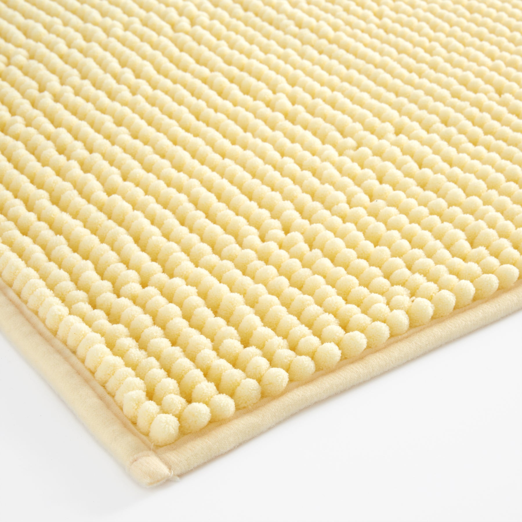 Catherine Lansfield Bobble 50cm x 80cm Bath Mat Yellow