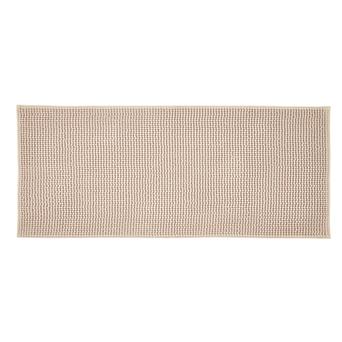 Catherine Lansfield Bobble 50cm x 120cm Runner Bath Mat Natural