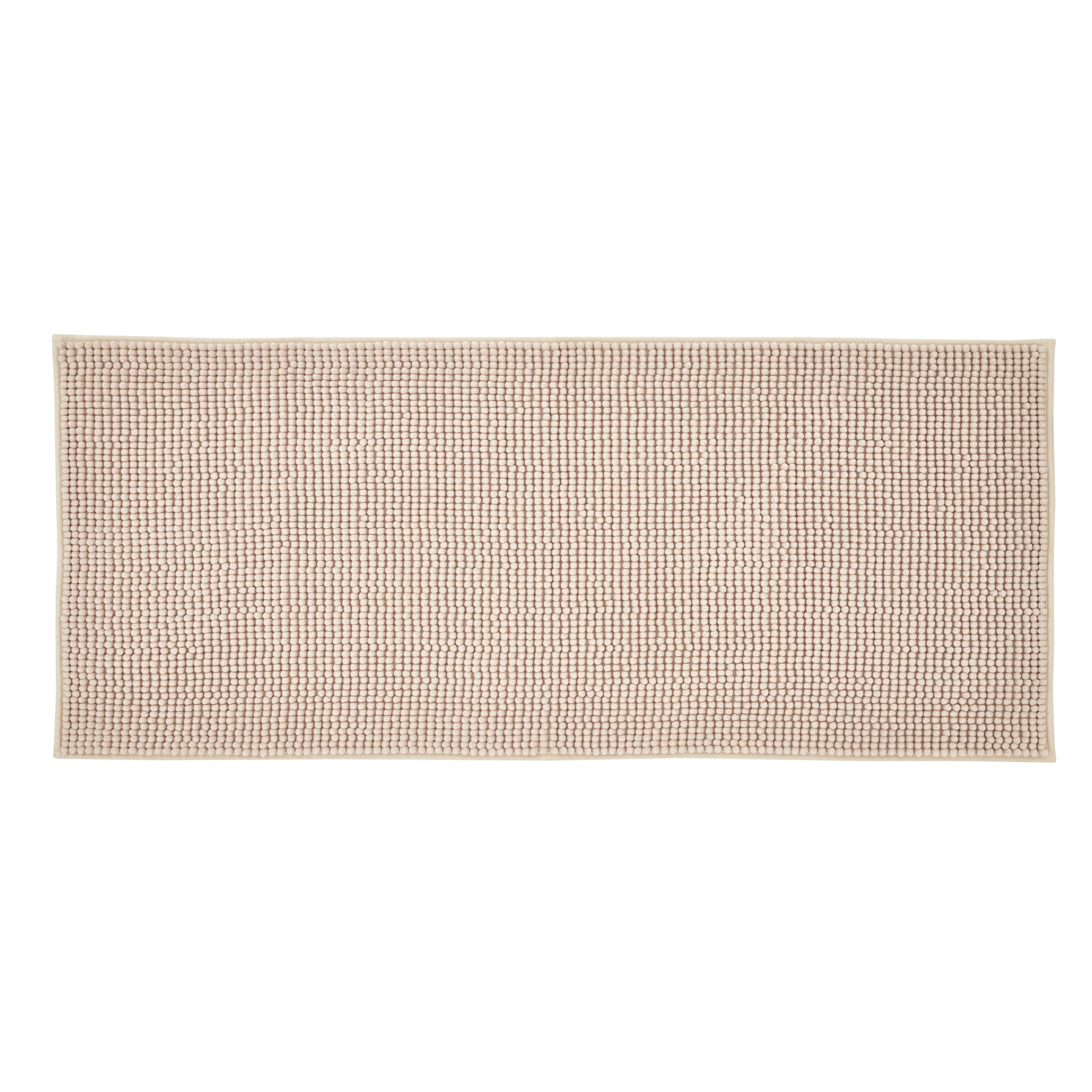 Catherine Lansfield Bobble 50cm x 120cm Runner Bath Mat Natural