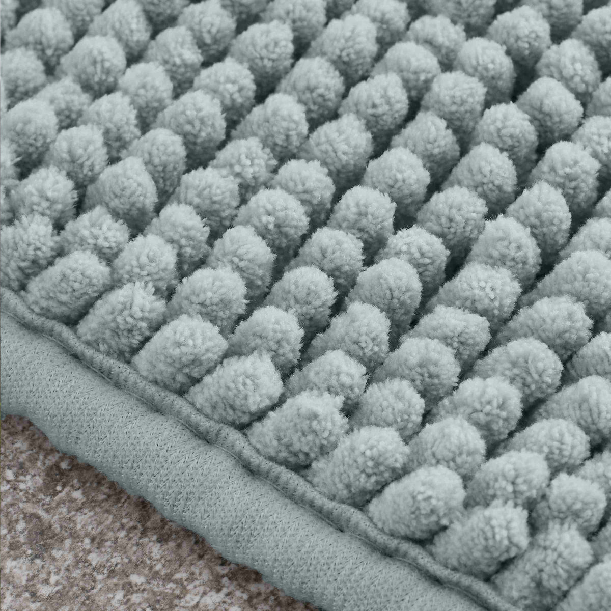 Catherine Lansfield Bobble 50cm x 120cm Runner Bath Mat Sage