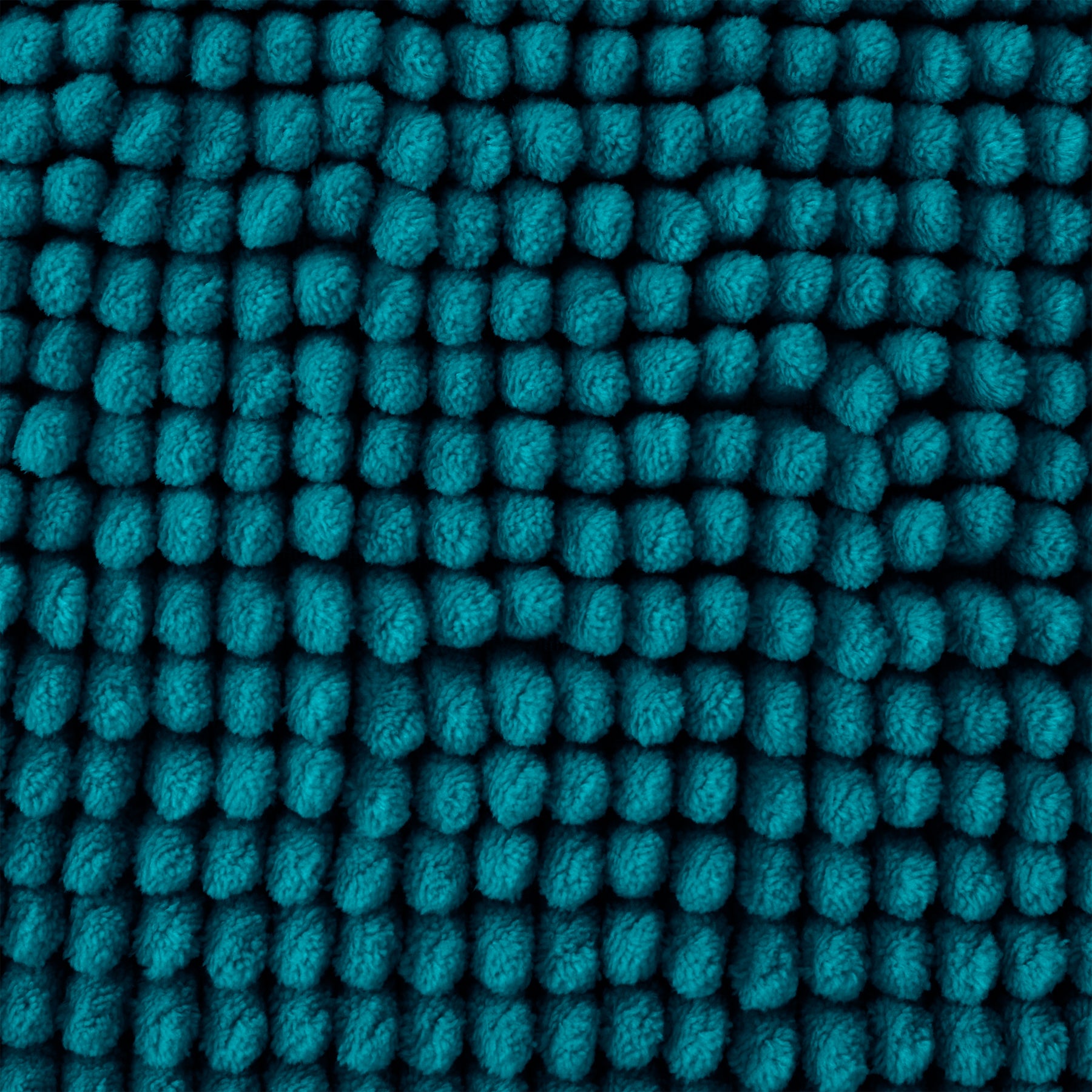 Catherine Lansfield Bobble 50cm x 120cm Runner Bath Mat Teal