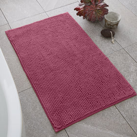 Catherine Lansfield Bobble 50cm x 80cm Bath Mat Raspberry