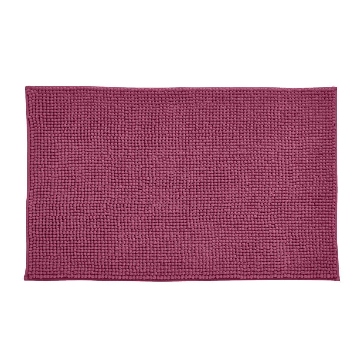 Catherine Lansfield Bobble 50cm x 80cm Bath Mat Raspberry