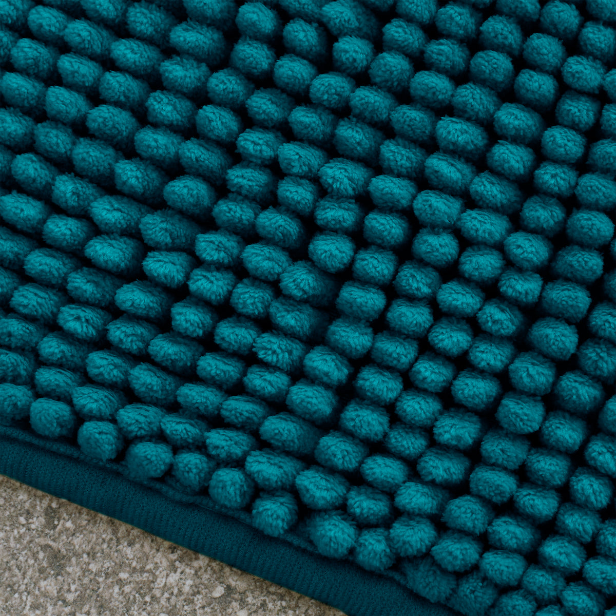 Catherine Lansfield Bobble 50cm x 80cm Bath Mat Teal