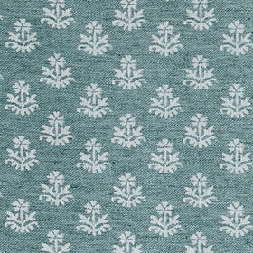Prestigious Textiles Zari Woven Fabric Lagoon